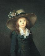 Jean Louis Voille Portrait of Baroness Stroganova oil on canvas